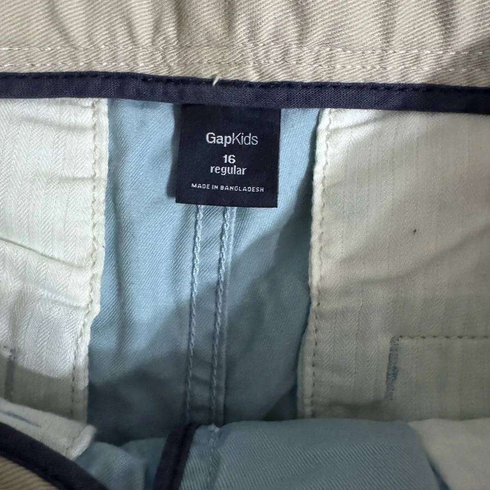 GAP kids Sky Blue Flat Front Shorts
